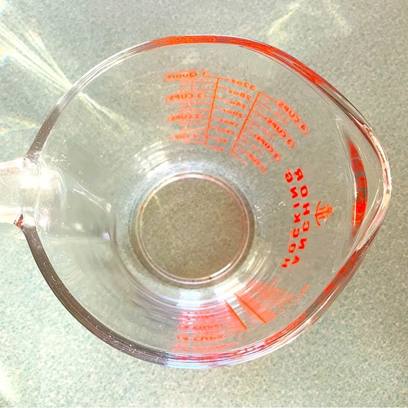 Vintage Anchor Hocking Large 1 Qt Measuring Cup - Picture 5 of 7